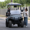 Carros eléctricos modificados para requisitos particulares Choise de la batería de plomo y de litio de los carros de golf del alto chasis de 4 plazas